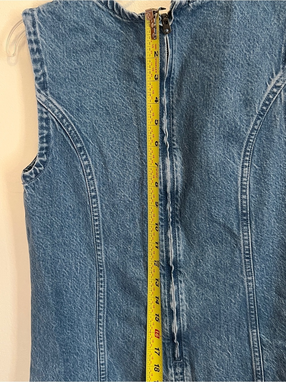 Abercrombie & Fitch denim mini dress size small tall - Picture 8 of 8